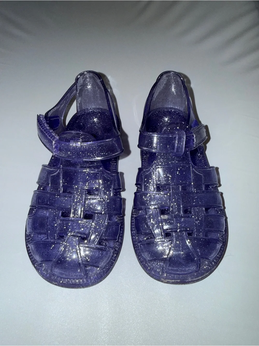 GAP Kids Sparkle Jelly Sandals - Deep Purple